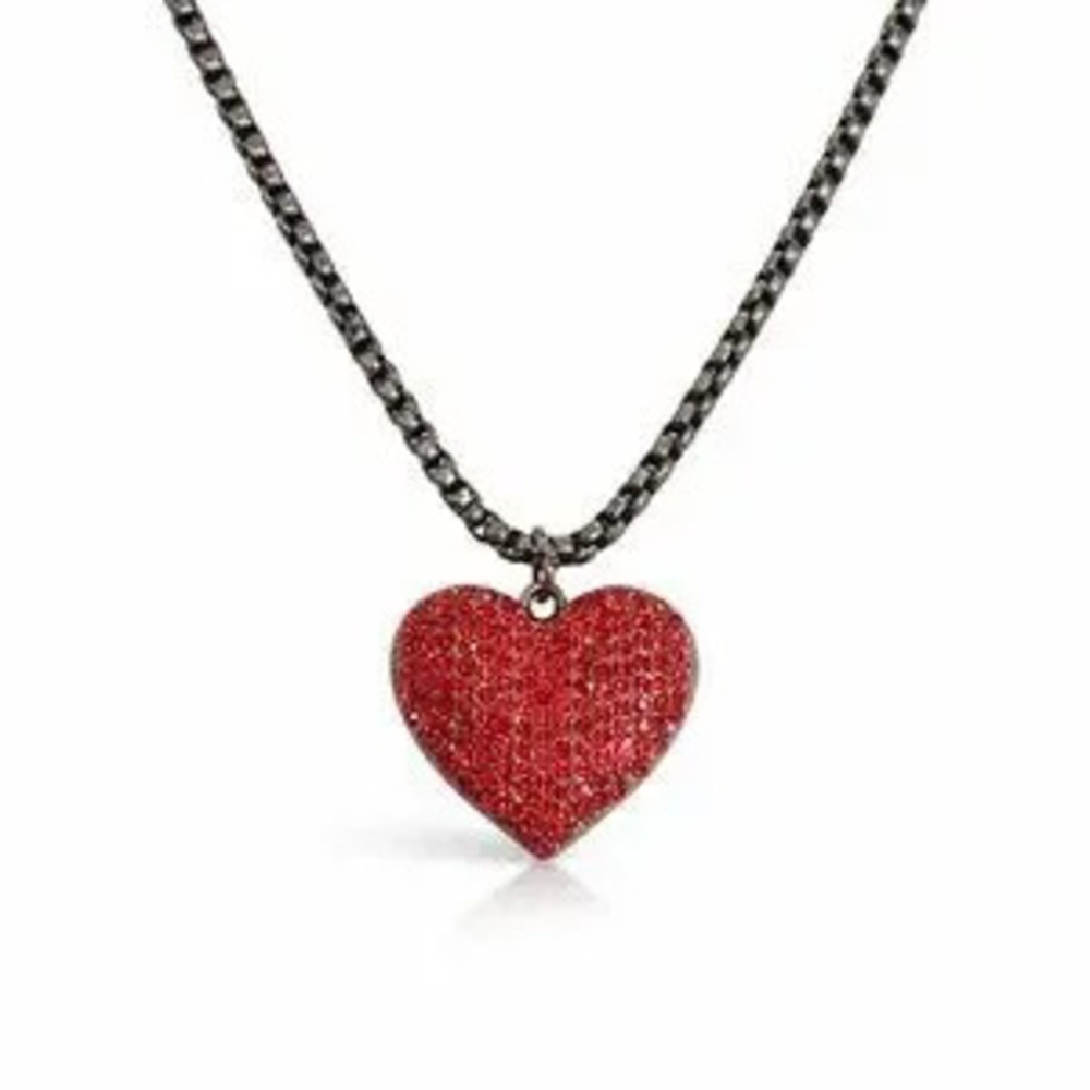 ?? Vamp Red Heart Pendant Necklace